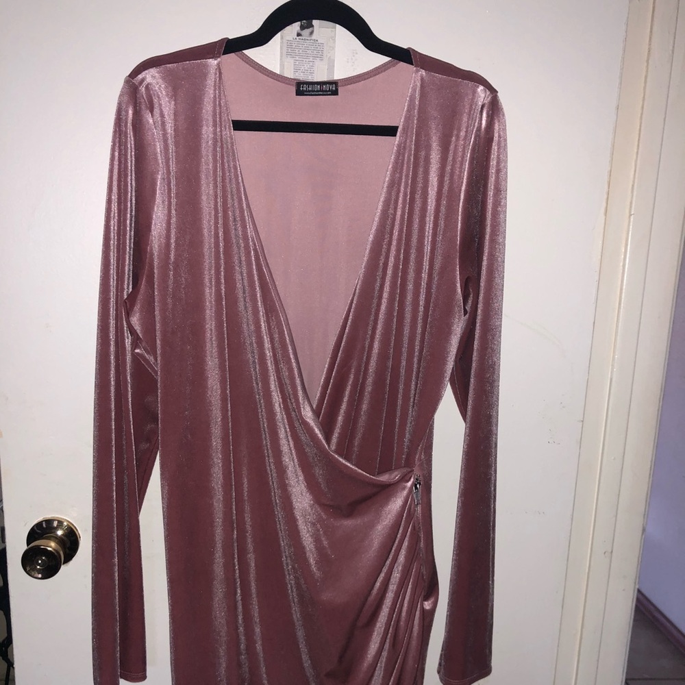 Suede dress